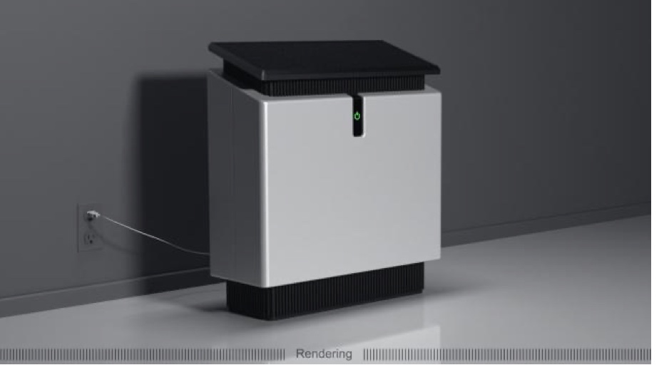 ZENAIR air purifier rendering